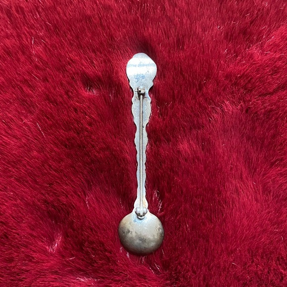 Vintage Sterling Demi-tasse Spoon Pin Gorham Silver - Picture 2 of 5